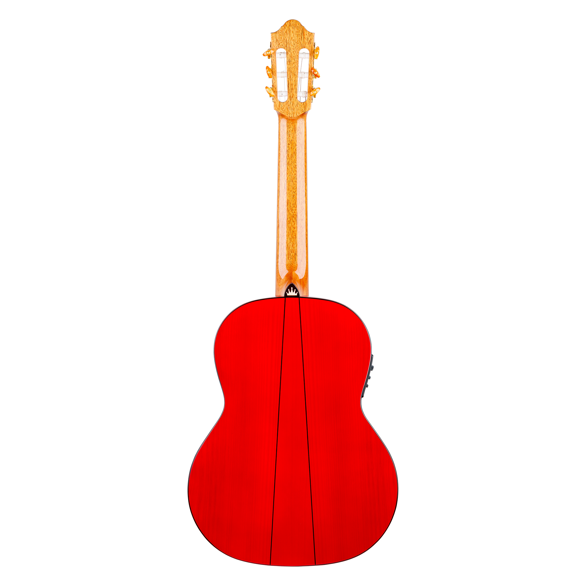 Kremona Gipsy Kings Reyes signature flamenco blanca guitar with solid cypress three-piece back