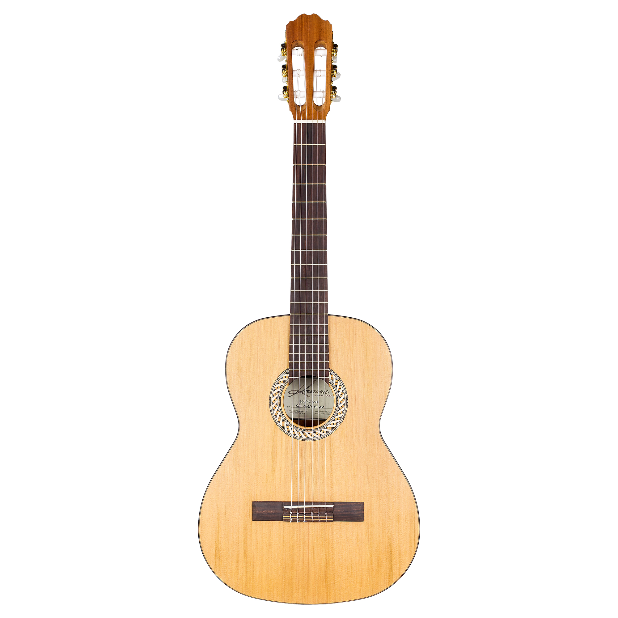 Kremona S58C handcrafted European fractional 3/4 classical guitar